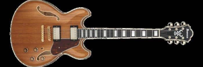 Semi-hollow Zebrawood Guitars
