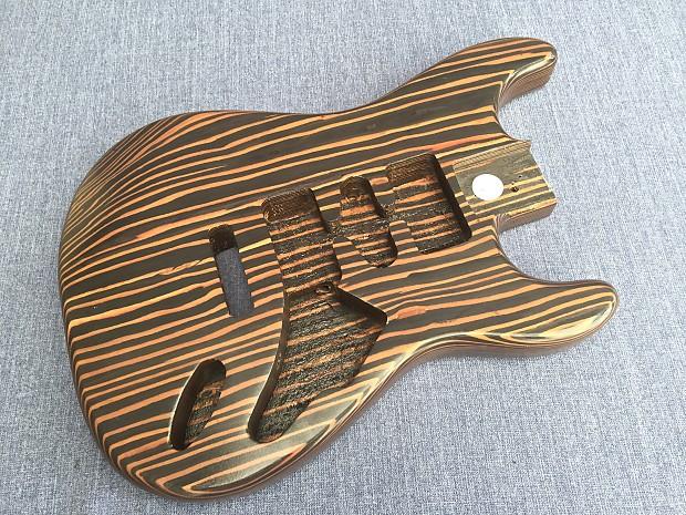 Solidbody Zebrano Guitars