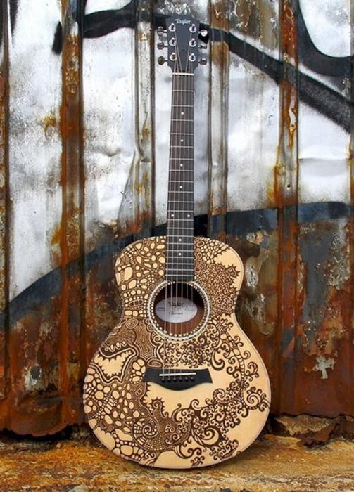 Impact of Wood Burning on the Guitar's Sound