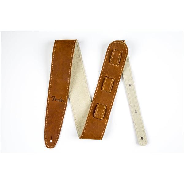 Fender Ball Glove Leather Strap with Lightning Bolt