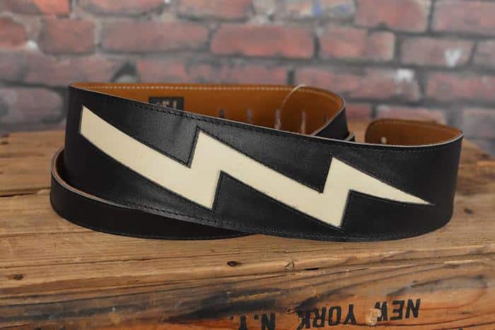 Henry Heller Capri Suede Strap with Lightning Bolt