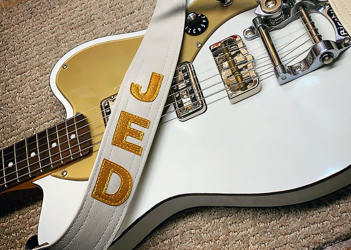 CUSTOM Alphabet Personalized Initials Guitar Strap