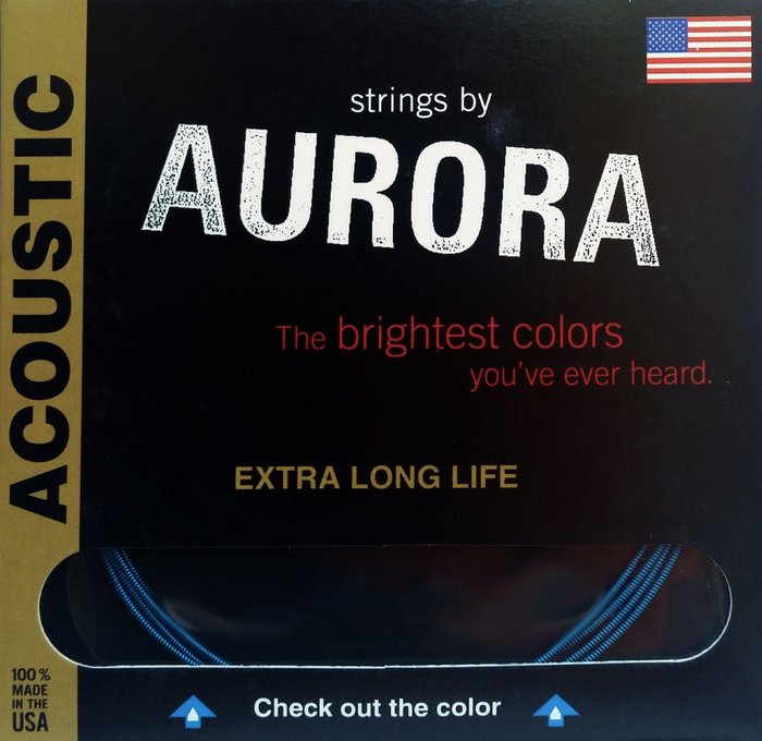 Aurora Premium Acoustic Guitar Strings Medium-Light, 11 | 15 | 22 ...