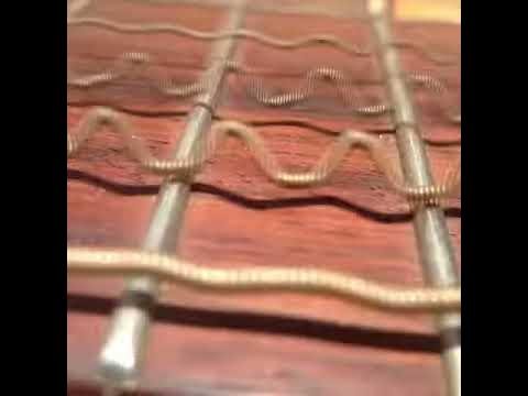 What guitar strings are really doing up close