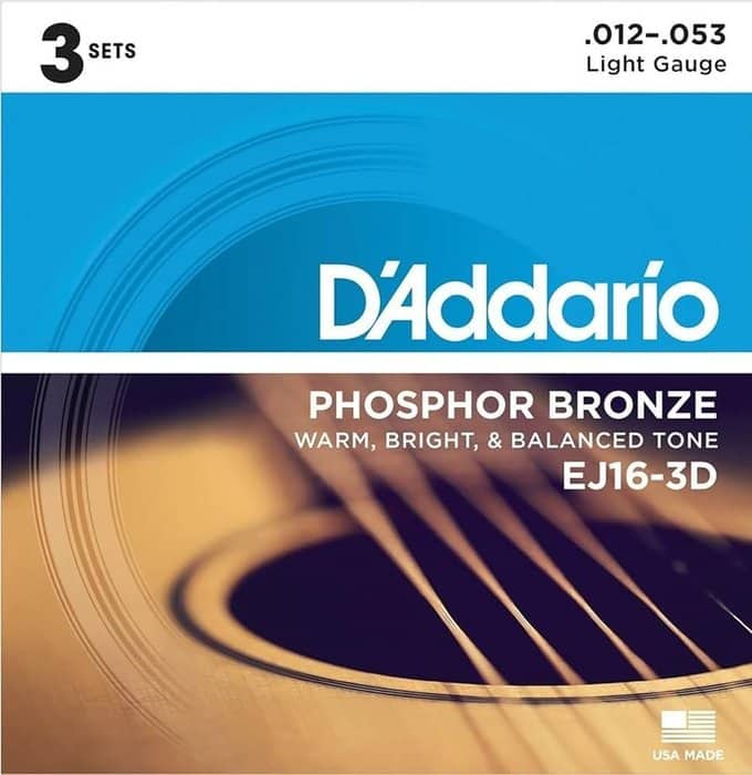 Amazon.com: D'Addario Guitar Strings - Phosphor Bronze Acoustic ...