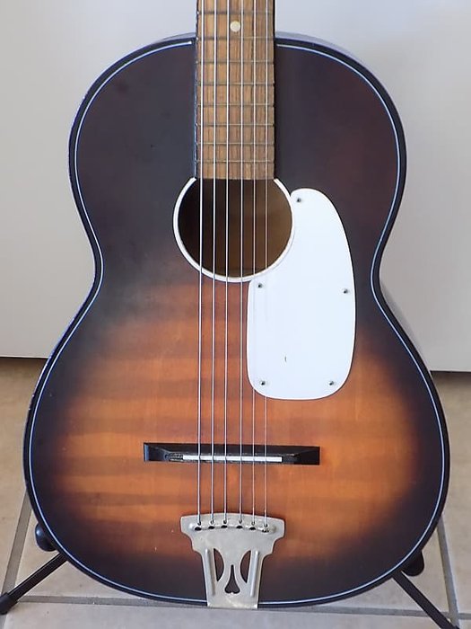 Vintage Kingston Parlor Guitar with Reinforced Neck / Made In Japan