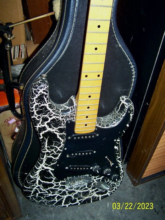 Vintage Sledgehammer / JB Player 22 Fret Crackle Finish Electric Guitar *Repair*