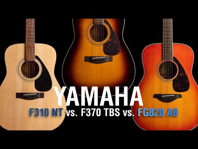 Yamaha F310 NT vs. F370 TBS vs. FG820 AB