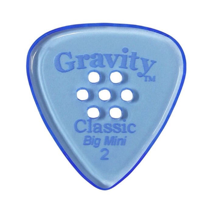 Amazon.com: Gravity Picks Classic Guitar Pick - 2.0mm Blue - Polished Finish with Multi-Hole Grip - Lightweight, High-Performance and Provides Superior ...