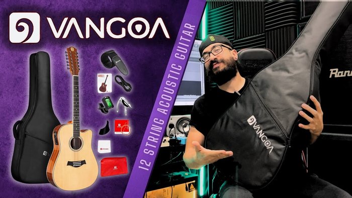 Vangoa 12 String Acoustic Electric Guitar Demo & Review