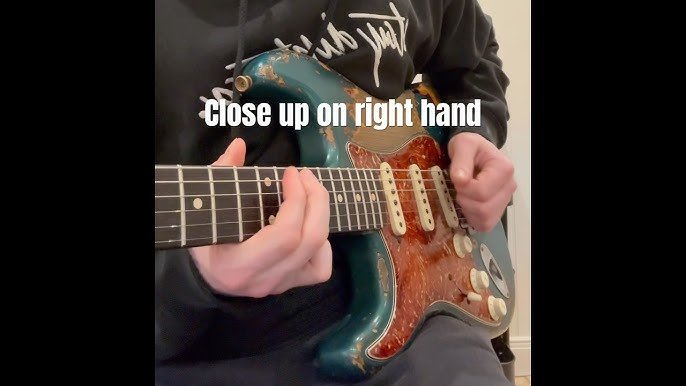 Someone asked for a closeup on my right hand. #guitar #technique