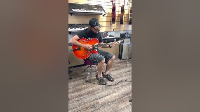 Tad R. Brown F-Hole Acoustic-Electric Jazz Hollow-Body Guitar | Curtis Jones