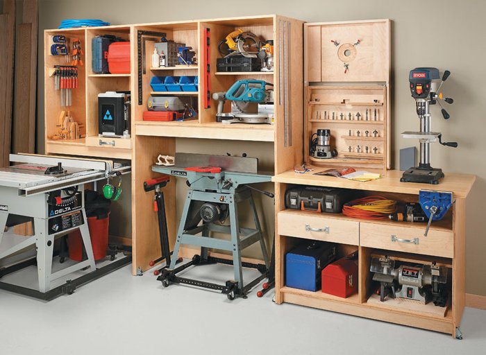 Space-Saving Workshop | Woodworking Project | Woodsmith Plans