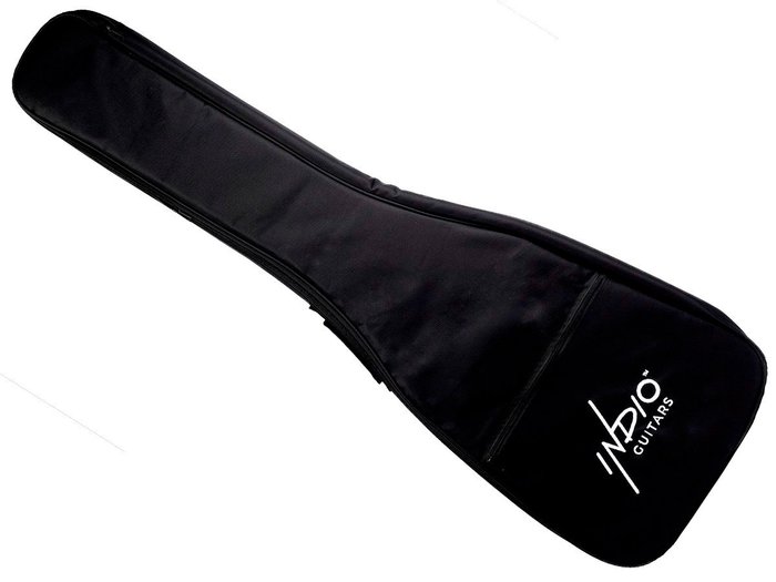 Indio by Monoprice Heavy-Duty 20mm Universal Black Gig Bag for Solid-body Electric Guitars