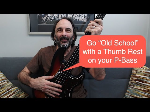 P Bass Thumb Rest Installation - YouTube
