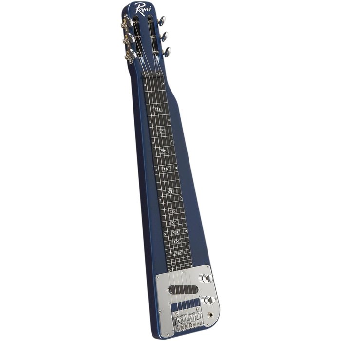 Rogue RLS-1 Lap Steel Guitar With Stand and Gig Bag Metallic Blue