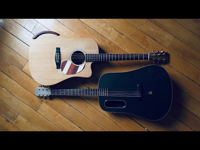 Wood vs Carbon fiber acoustic Guitar - Martin vs Lava - Unplugged ...