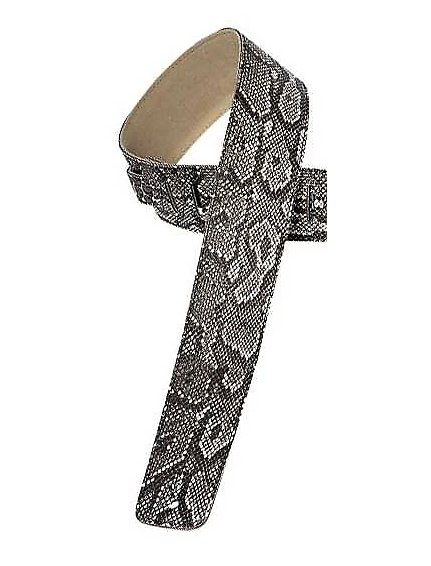 Levy's Strap 2 1/2 Vinyl Python Print W/Suede