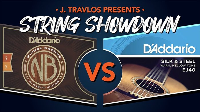 Guitar String Showdown | D'Addario Silk and Steel vs D'Addario Nickel Bronze Acoustic Guitar Strings