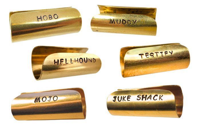 Adjustable Brass Guitar Slides - Hand-crafted in the USA - Choose ...