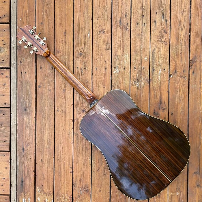 Rare Ventura Bruno by Kasuga V-22 1972 High End Model Japan Acoustic Guitar