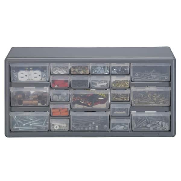 Stack-On 22-Compartments Small Parts Organizer Storage Cabinet DS ...