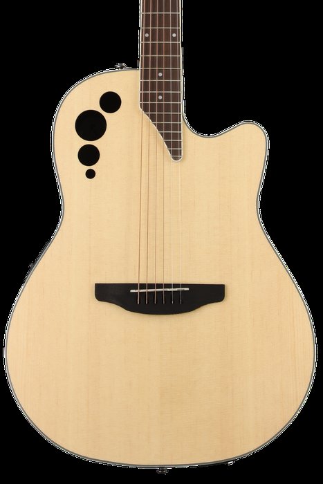 Ovation Applause AE44-4S Mid-depth Acoustic-electric Guitar - Natural Satin