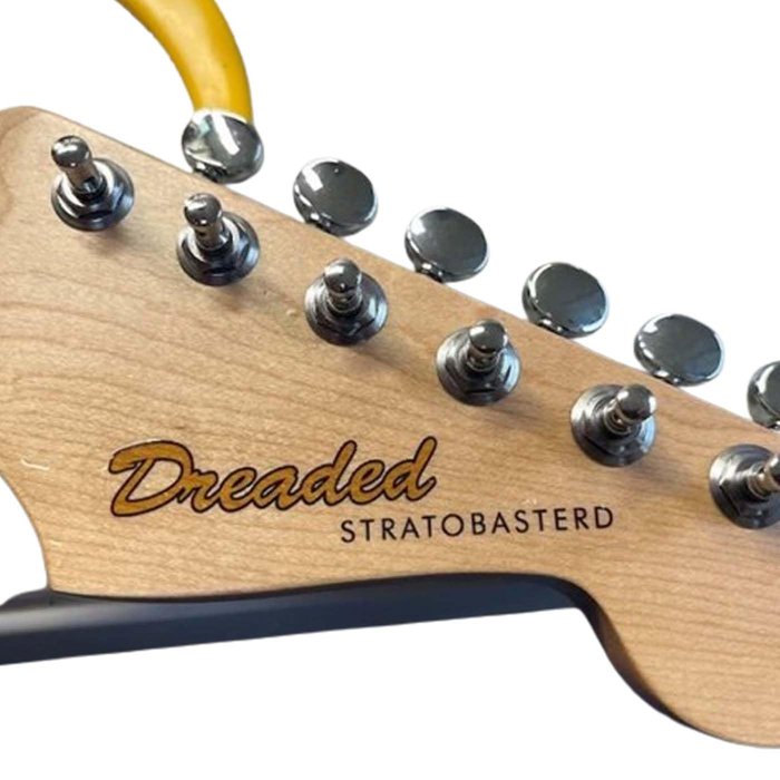 Personalized Guitar or Bass Vintage 50s Style Decal, Custom Guitar and Bass Sticker Headstock Decals (Style 1)