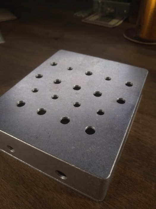 Kit just arrived with a pre-drilled enclosure. I think I've made a ...