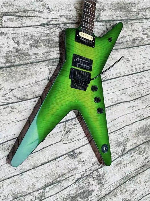 Custom DIME Washburn Dimebag Darrell Signature Model Electric Guitar Green