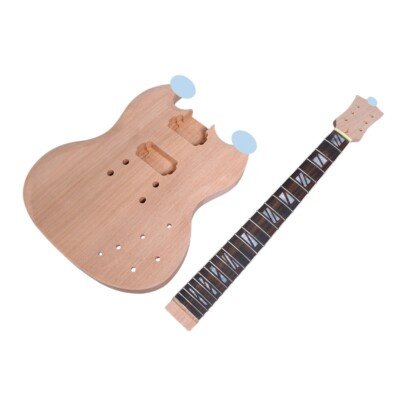 1set Guitar Kit Guitar Body Neck 22 Fret Electric Guitar rosewood Fretboard  New | eBay