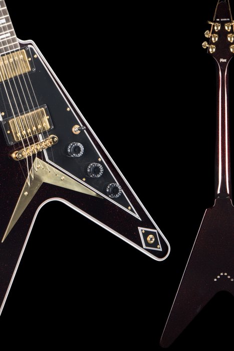 Gibson Custom Shop Made 2 Measure Flying V Custom Gloss Brunswick ...
