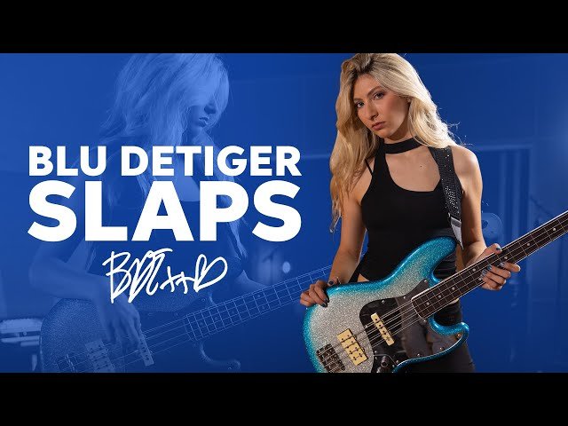 Blu DeTiger SLAPS on Her NEW Signature Fender Limited Player Plus ...