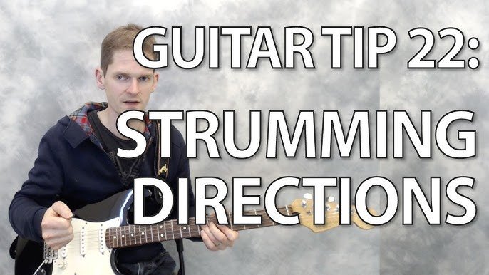 Guitar tip 22 - Strumming directions - YouTube