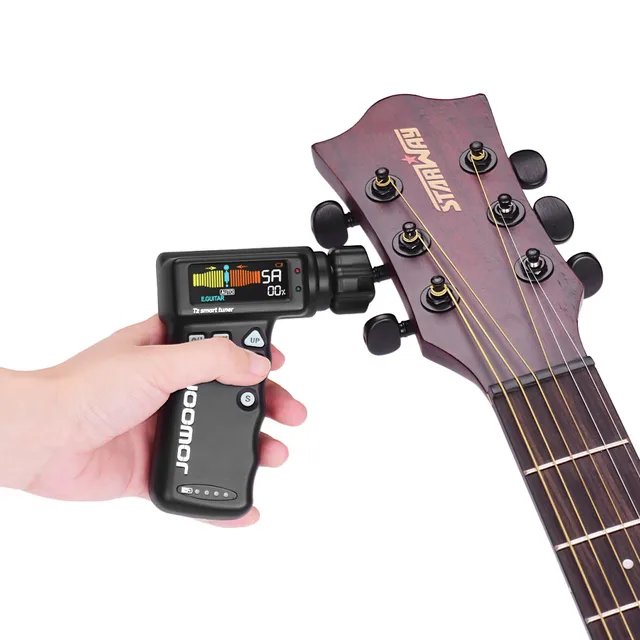 JOWOOM T2 Multifunctional Smart Guitar Tuner Tool Peg String Winder for Guitar Ukulele Tuning Tool Built-in Rechargeable Battery - AliExpress
