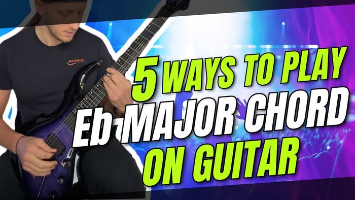 5 EASY ways to play Eb chord on guitar