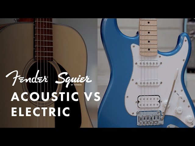 Acoustic vs Electric Guitars | Which Guitar Is Right For Beginners ...
