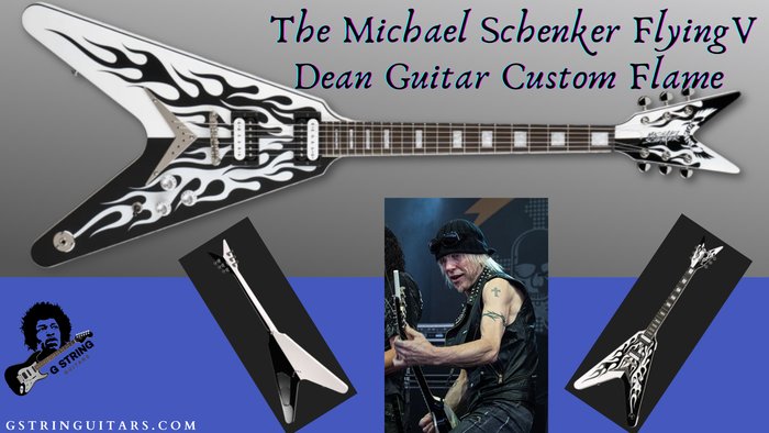 The Michael Schenker Flying V Dean Guitar Custom Flame | GSG