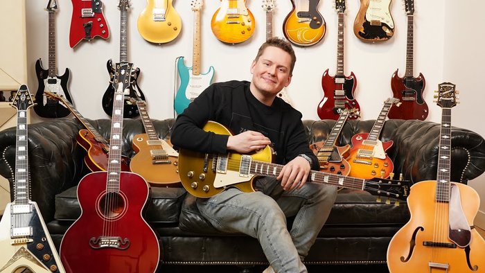 Lenny Kravitz’s Guitar Collection just landed at Matt’s Guitar Shop and it’s FOR SALE!