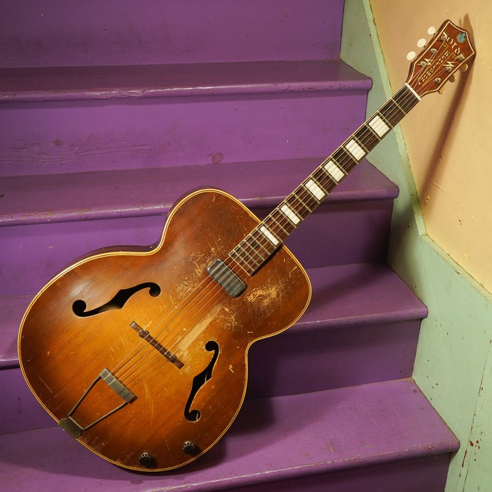 1950s Old Kraftsman (Kay) Jumbo Electric Hollowbody Guitar