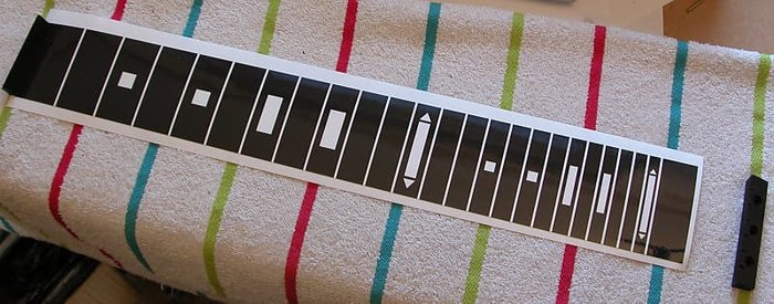 New Version 2024 RetroFit UpGrade Kit Fits Rogue and similar Lap Steel Guitar true 22.5 scale Open E D G Type Tunings Black Fretboard Peel N Stick ...