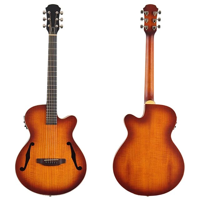 Acoustic Guitar Hole Side | Acoustic Guitar F Holes | Double Top ...