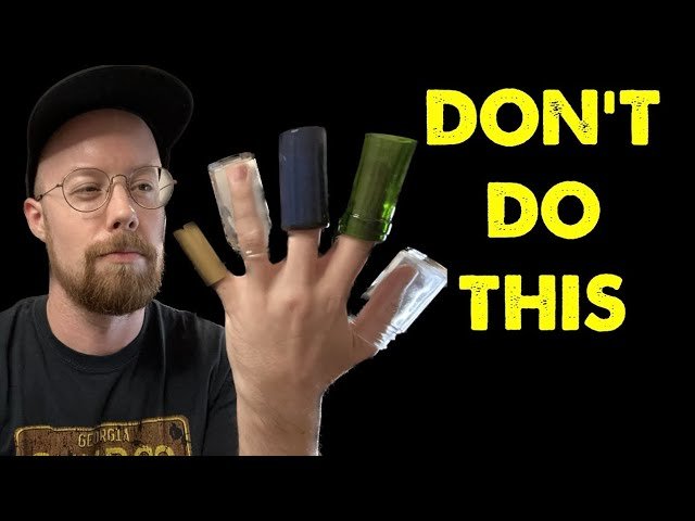 BulletSlide: The World's First Brass Fingertip Guitar Slide - YouTube