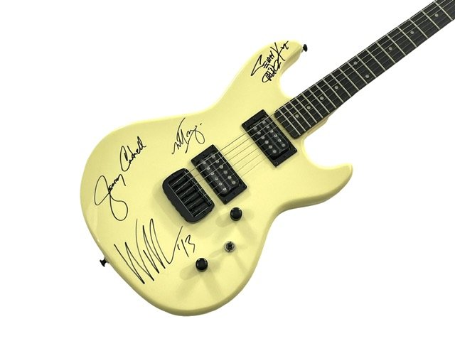 Alice in Chains Signed Jerry Cantrell Signature G&L Superhawk Guitar