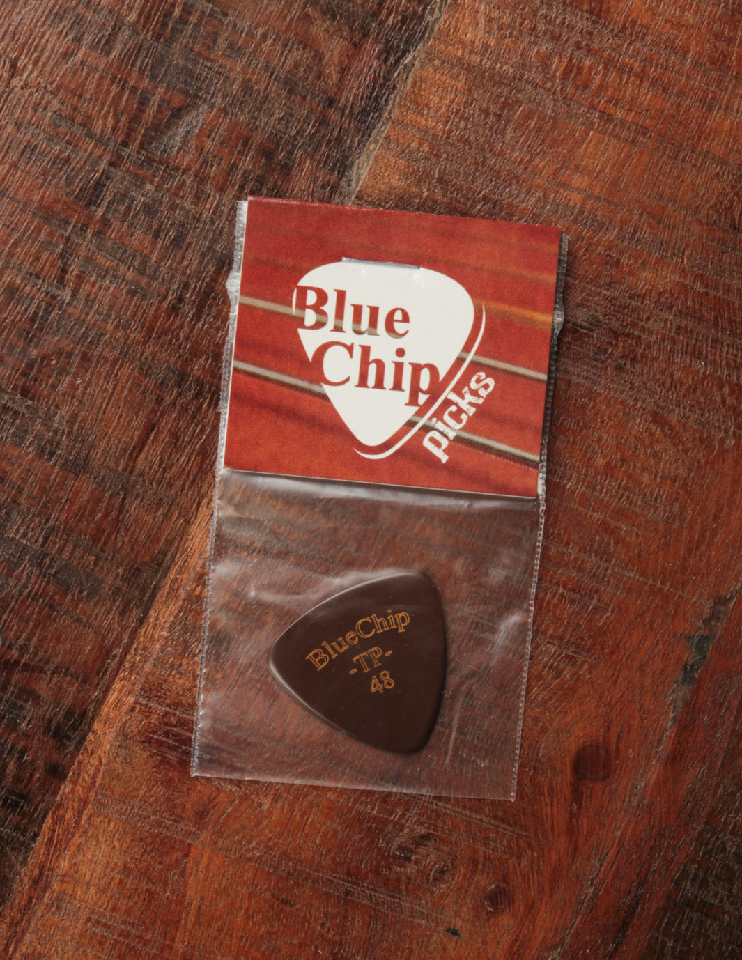 BlueChip TP48 Pick - A premium guitar pick example