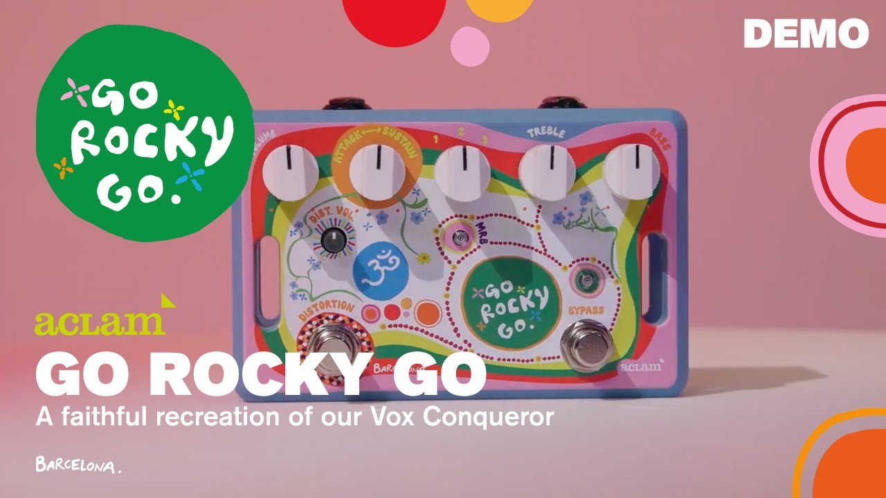 Official demonstration of the Aclam Go Rocky Go pedal in use.