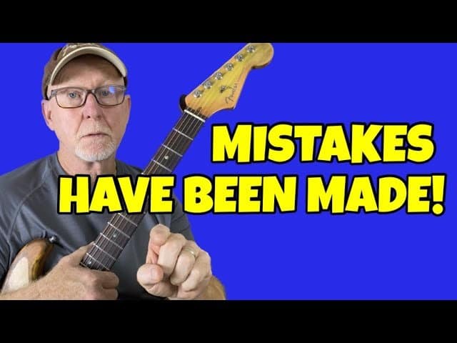 BIG MISTAKES!!! Intermediate Guitar Players Make And How To Fix Them!