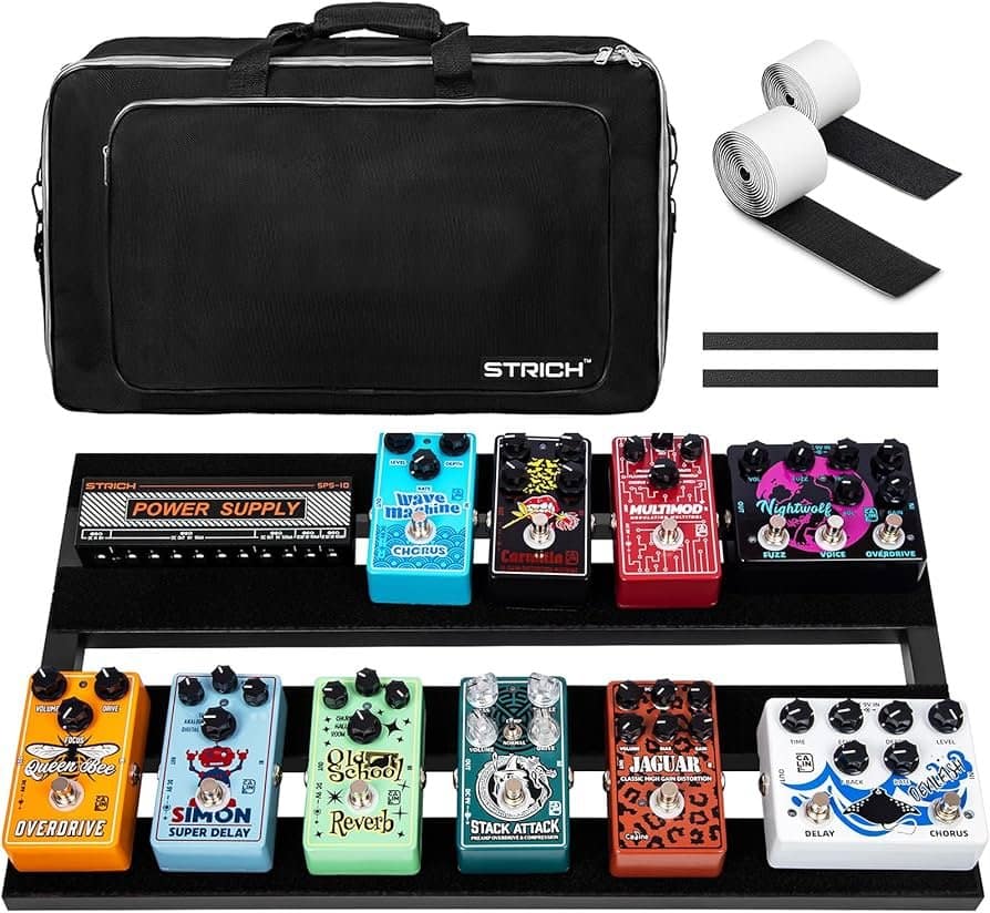 Amazon.com: STRICH Guitar Pedal Board Aluminum Alloy 2.65lb ...